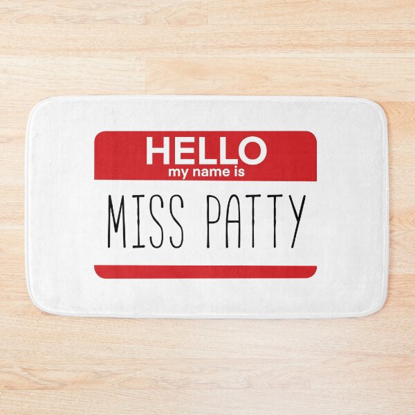 Item preview, Hello My Name Is Patty Fan Badge Quote designed and sold by Sunny Collections.