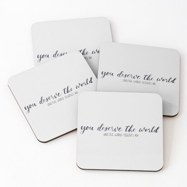 Item preview, You deserve the world designed and sold by MWatercolours.