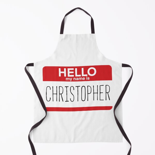 Item preview, Hello My Name Is Christopher Fan Badge Quote designed and sold by Sunny Collections.