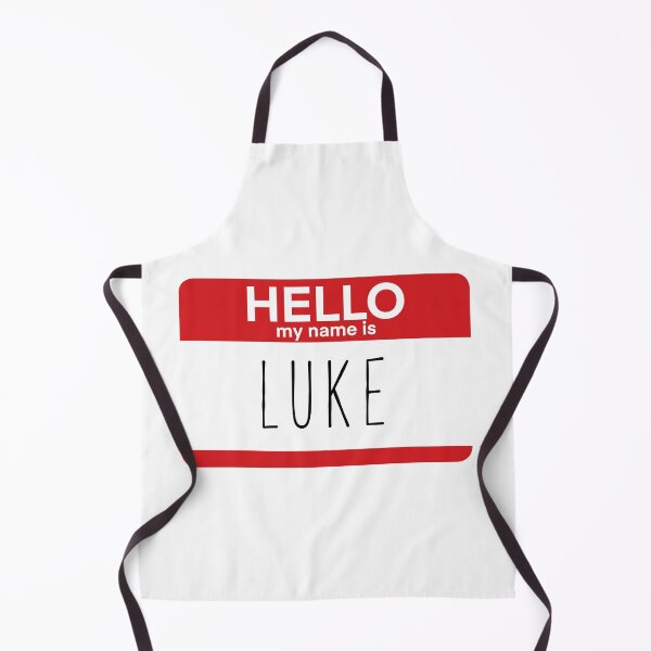 Item preview, Hello My Name Is Luke Fan Badge Quote designed and sold by Sunny Collections.