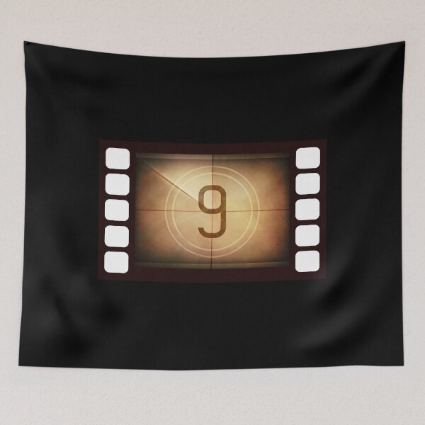 Item preview, Retro Film Countdown 9 designed and sold by Spicy Chilli.