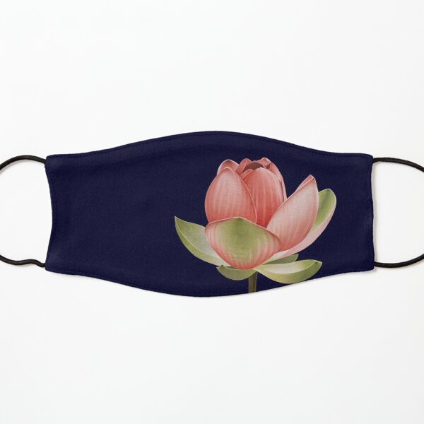 Pink Lotus Flower Opening Kids Mask