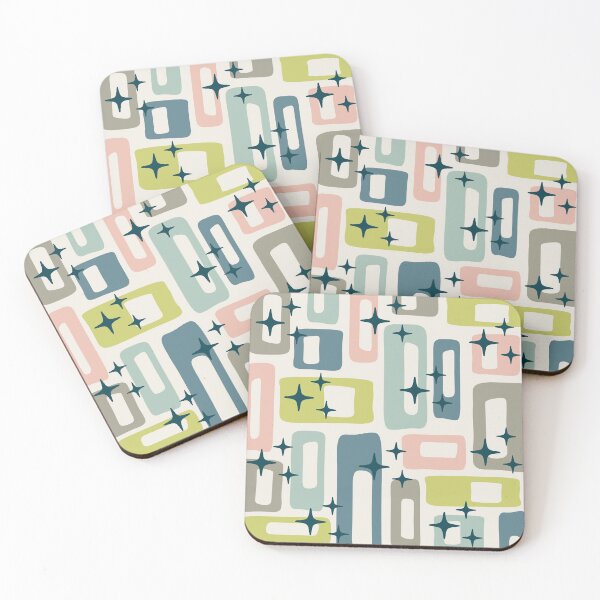 Item preview, Retro Mid Century Modern Abstract Pattern 160 designed and sold by tonymagnerart.