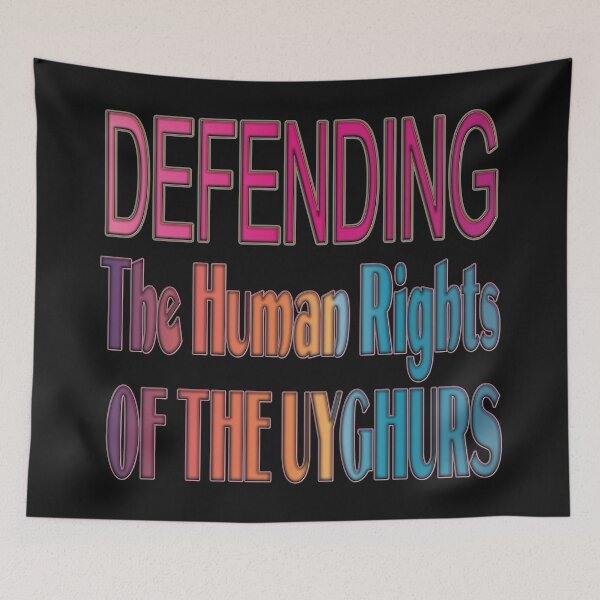 Item preview, Defending the Uighurs' human rights  designed and sold by Ralek.