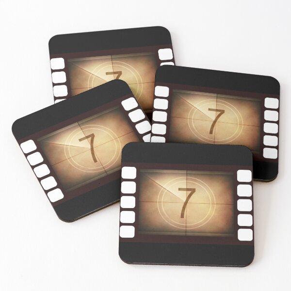 Item preview, Retro Film Countdown 7 designed and sold by Spicy Chilli.