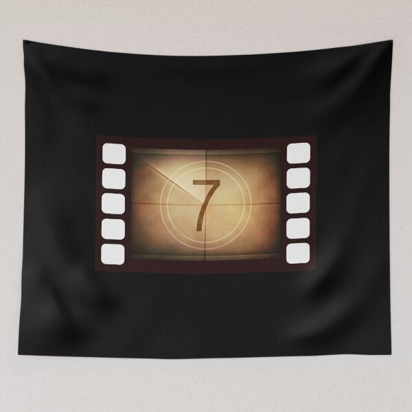 Item preview, Retro Film Countdown 7 designed and sold by Spicy Chilli.