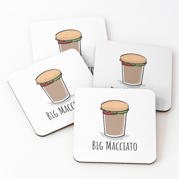 Item preview, Big Macciato - Coffee Pun designed and sold by The-Drip-Feed.
