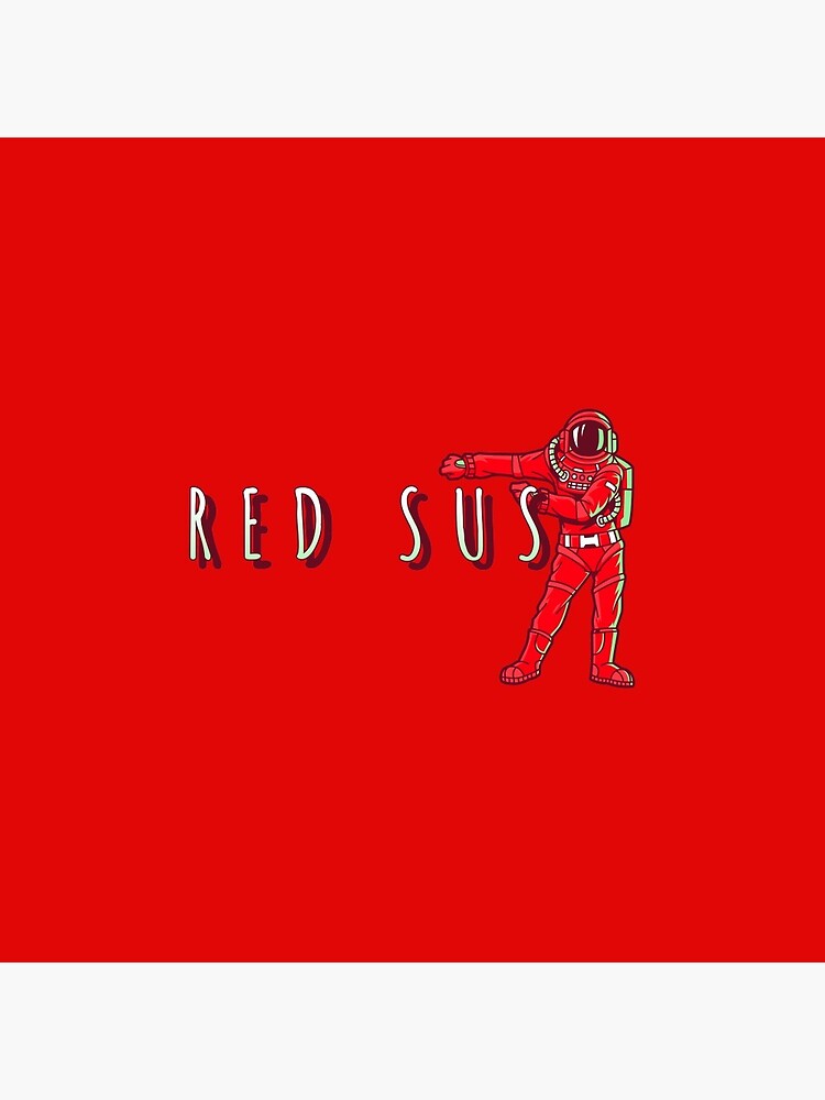 Red SUS Among Us, HD wallpaper