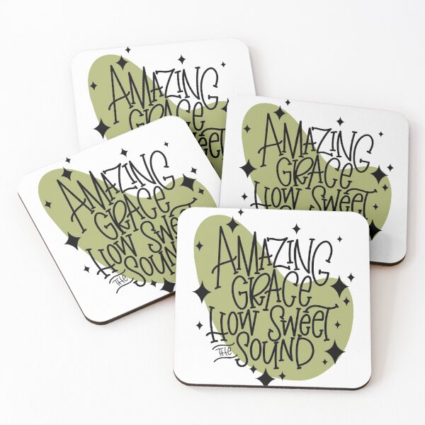 Item preview, Amazing Grace MidMod Green designed and sold by TheJoyfulLilyCo.