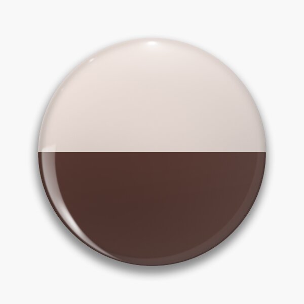 Item preview, minimalist color block horizontal in brown and cream dark academia  designed and sold by neopop.