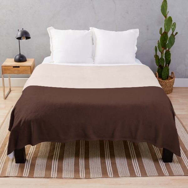Item preview, minimalist color block horizontal in brown and cream dark academia designed and sold by neopop.