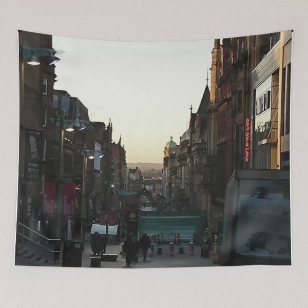 Item preview, Early Morning Buchanan Street, Glasgow designed and sold by Madbohemianpoet.