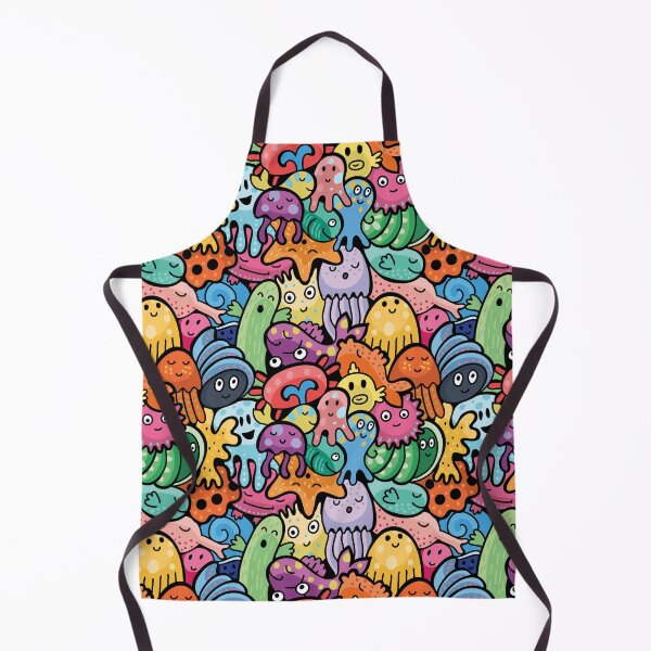 Item preview, Ocean creatures Pattern Mask designed and sold by DreaK.