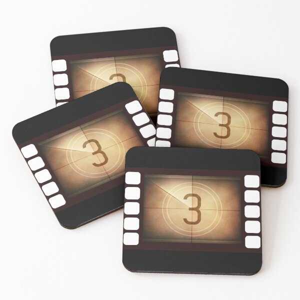 Item preview, Retro Film Countdown 3 designed and sold by Spicy Chilli.