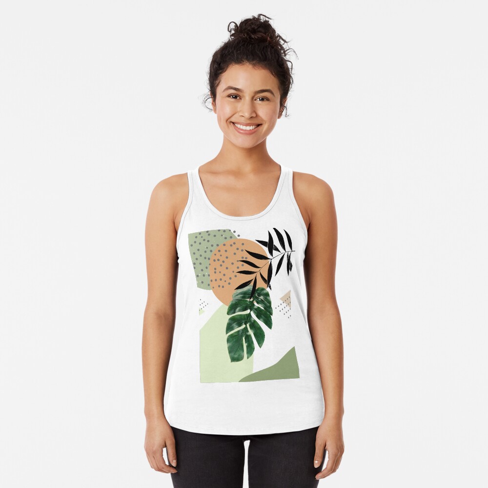 Vista previa del artículo con la obra «Camiseta con espalda nadadora», diseñado y vendido por AbstractTrace.