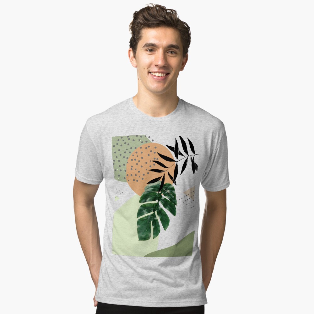Vista previa del artículo con la obra «Camiseta de tejido mixto», diseñado y vendido por AbstractTrace.