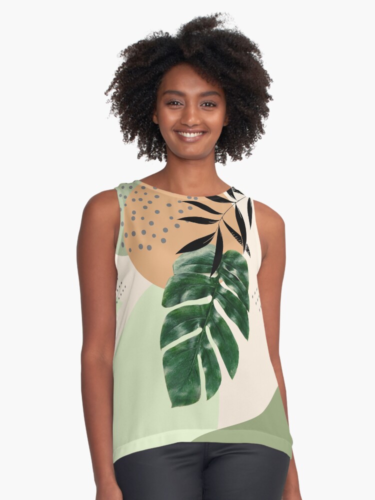 Vista previa del artículo con la obra «Blusa sin mangas», diseñado y vendido por AbstractTrace.