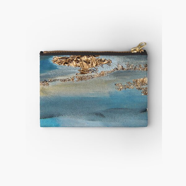 Item preview, Blue and Gold Agate Geode Print designed and sold by OliviaAndAva.
