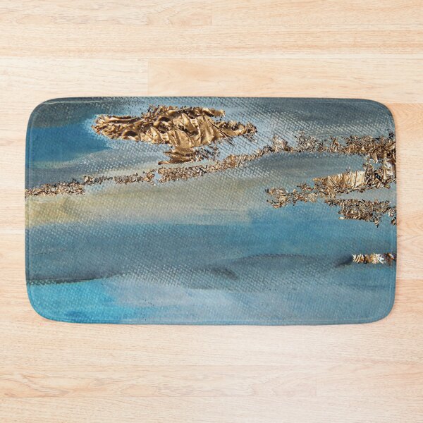 Item preview, Blue and Gold Agate Geode Print designed and sold by OliviaAndAva.