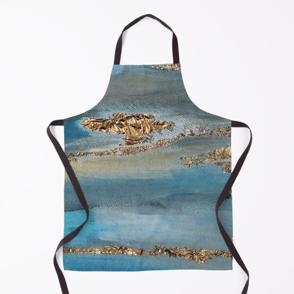 Item preview, Blue and Gold Agate Geode Print designed and sold by OliviaAndAva.