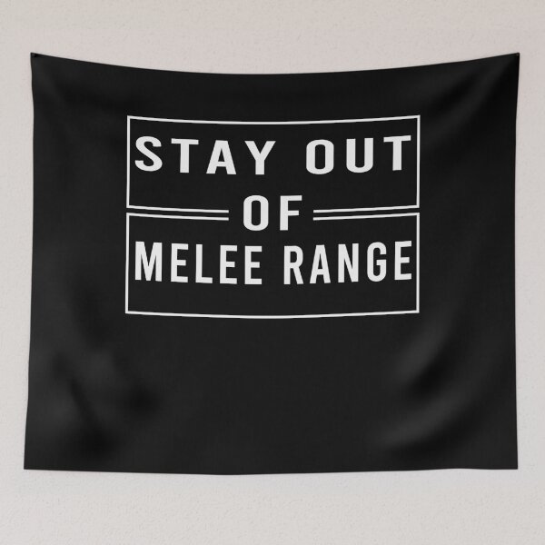 Item preview, stay out of melee range designed and sold by osamamohamad.