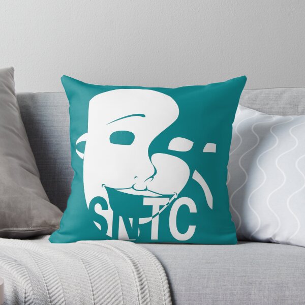SNTC Theatre Mask Throw Pillow