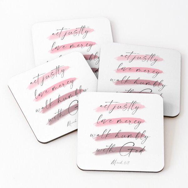 Item preview, Act Justly Love Mercy Walk Humbly designed and sold by TheJoyfulLilyCo.