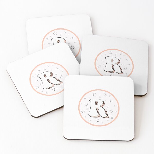 Item preview, Orangey Pink Letter R designed and sold by alwayselle.