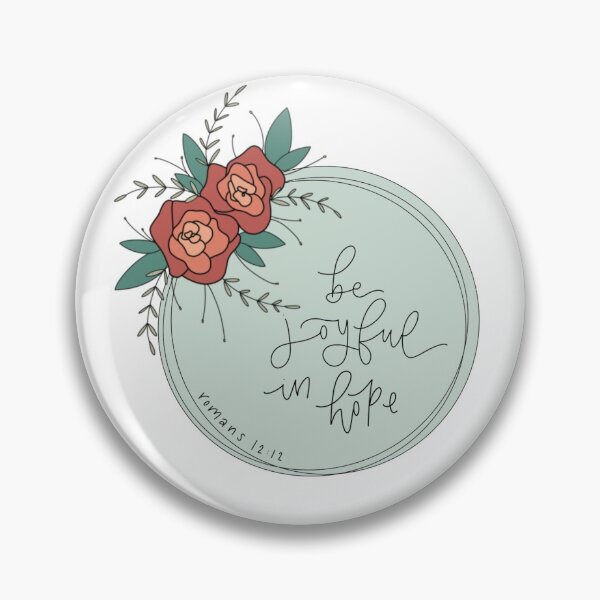 Item preview, be joyful in hope designed and sold by CxCalligraphy.