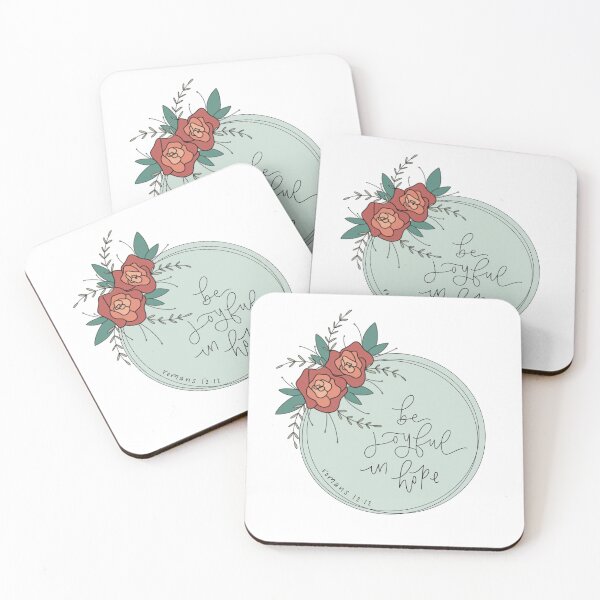 Item preview, be joyful in hope designed and sold by CxCalligraphy.