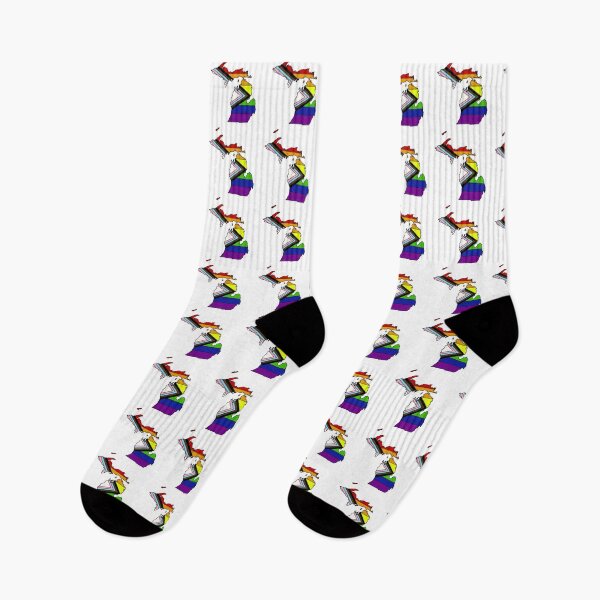 Item preview, Michigan progress pride flag  designed and sold by TheUndeadDesign.
