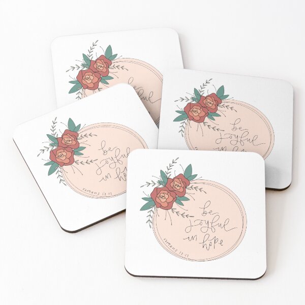 Item preview, be joyful in hope designed and sold by CxCalligraphy.