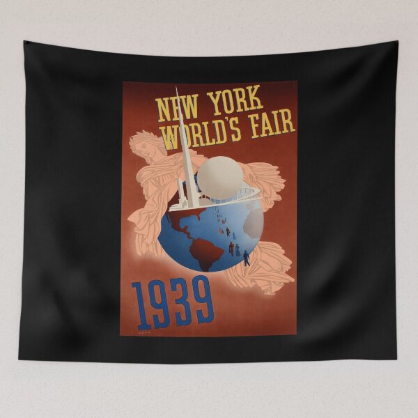 Item preview, New York Worlds Fair retro poster designed and sold by CorasPosters.