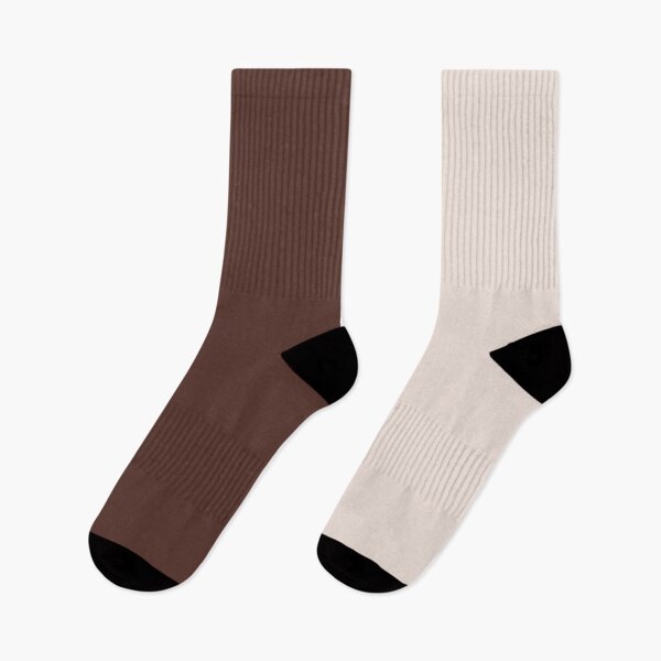 Item preview, minimalist color block vertical in brown and cream dark academia designed and sold by neopop.