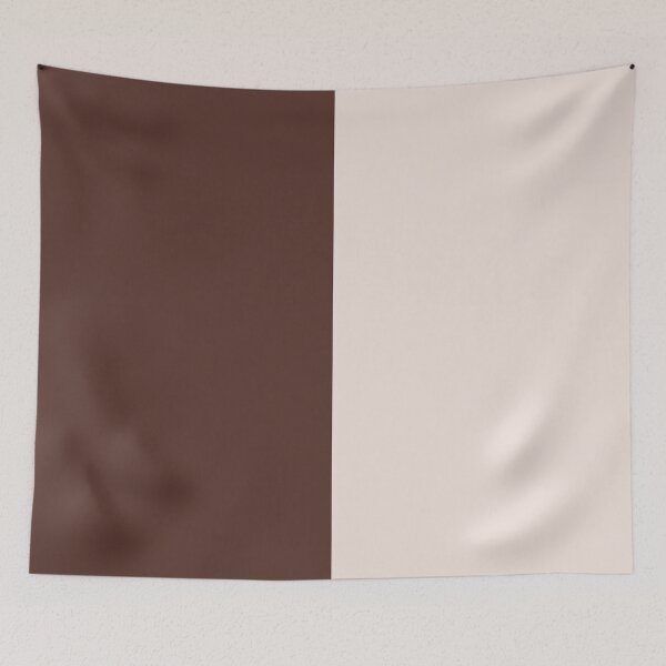 Item preview, minimalist color block vertical in brown and cream dark academia designed and sold by neopop.
