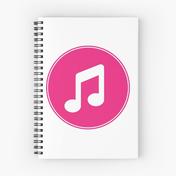 Aperçu de l'œuvre Autocollants de musique, autocollants roses créée et vendue par matmazel.