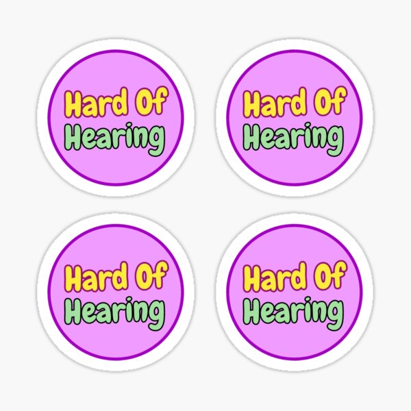 Hearing impaired Sticker