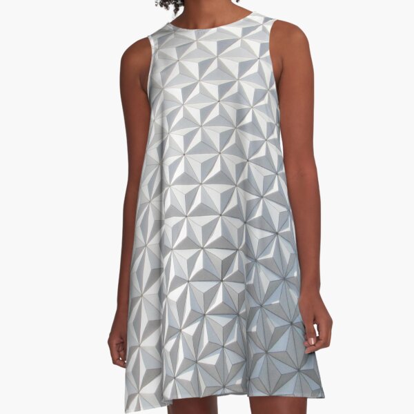 Spaceship Earth A-Line Dress
