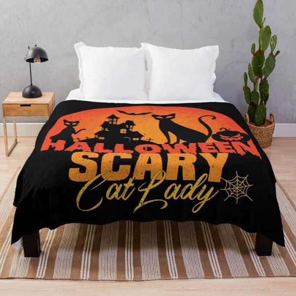 Item preview, Halloween Scary Cat Lady designed and sold by All in One  Design.