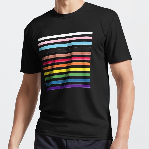Progress Pride Stripes Funktionsshirt