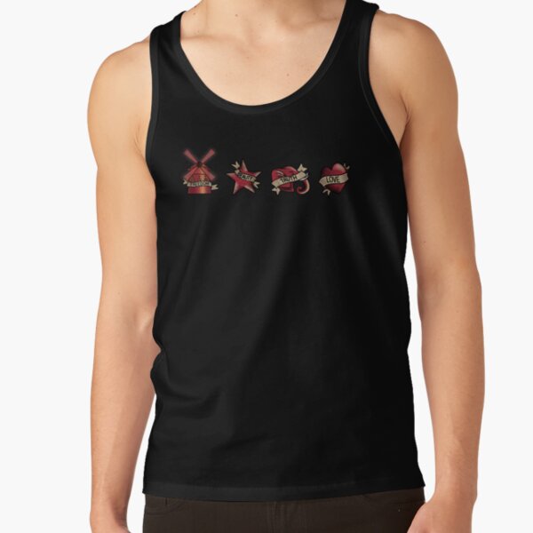 Freedom Beauty Truth Love Moulin Rouge Tank Top