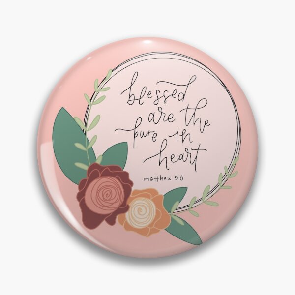 Item preview, blessed are the pure in heart designed and sold by CxCalligraphy.