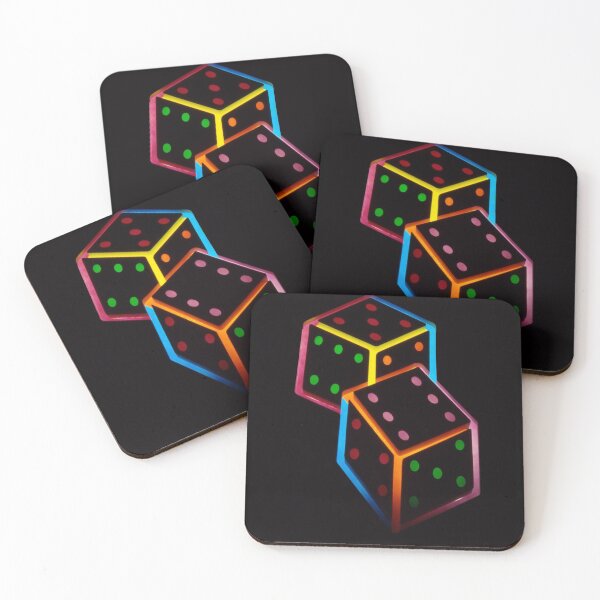 Item preview, Neon cubes designed and sold by Stingchic.