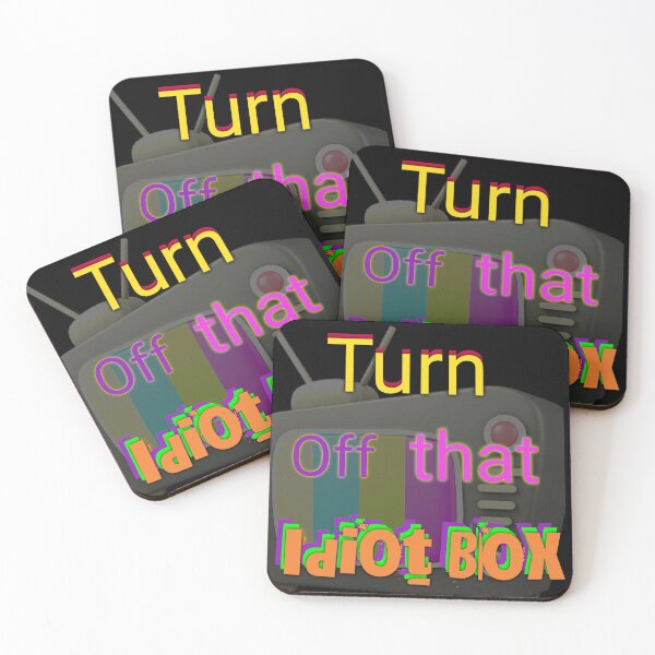 Item preview, TURN OFF THAT IDIOT BOX - t.v. designed and sold by hlpina1.