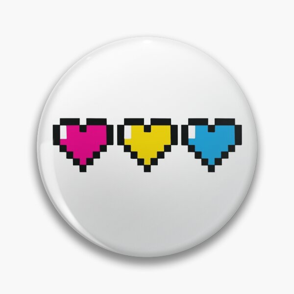 Item preview, Pan pixel heart designed and sold by PhineasPhilip.