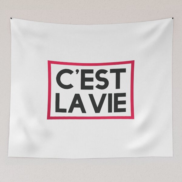Item preview, C'est La Vie Paris Awesome French Quotes  designed and sold by YerrouDesing.