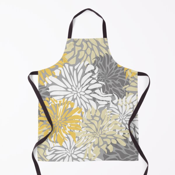 Item preview, Chic Floral Prints, Yellow, Gray, White designed and sold by meggydesigns.