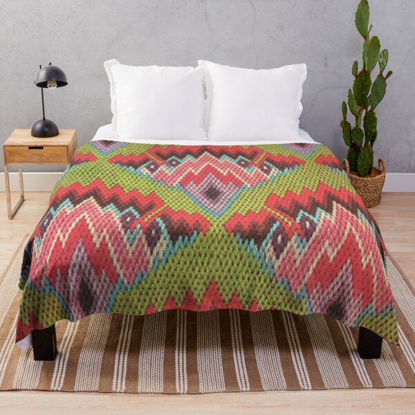 Item preview, Seventies Hippie Needlepoint Pattern No.6 - Vintage Retro Pattern designed and sold by elevens.