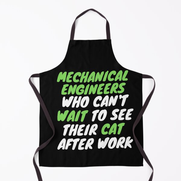 Item preview, mechanical engineer cat after work designed and sold by SnowballStep.