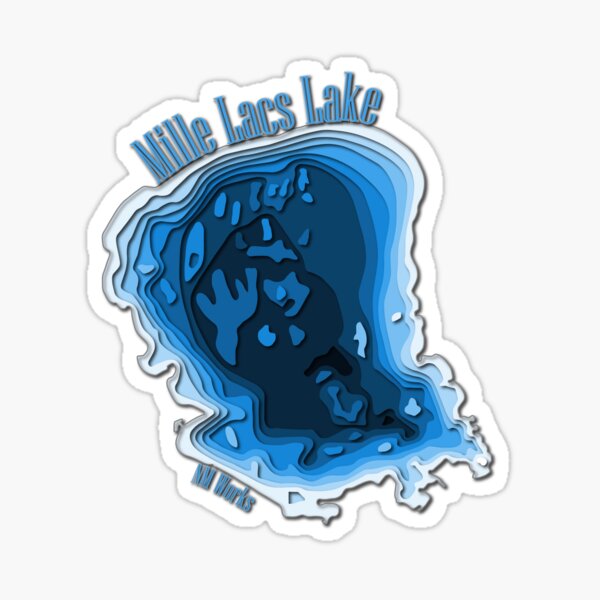 Item preview, Mille Lacs Lake Depth Map designed and sold by Nmworks.